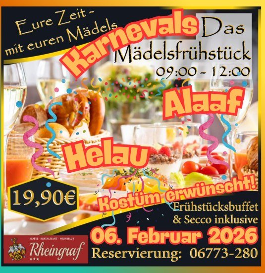 Plakat | &copy; Hotel Rheingraf