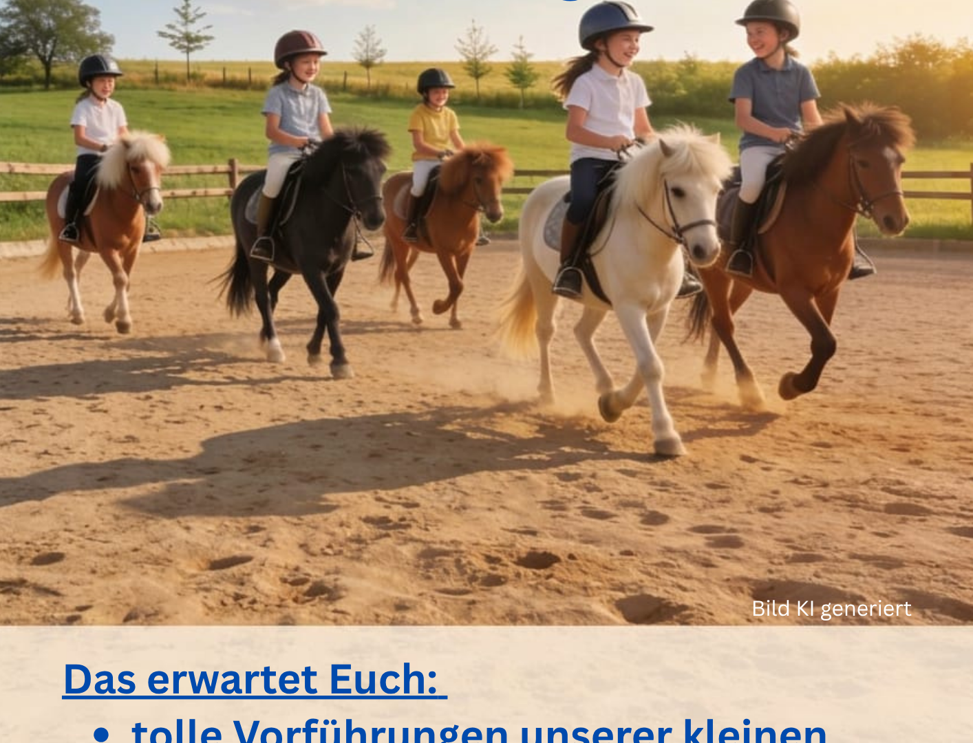 Tag des offenen Stall 2026 | &copy; RV Bissingen e.V.