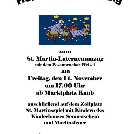 Plakat | © Stadt Kaub Plakat | © Stadt Kaub