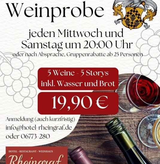 Plakat_Mittelrheinweinprobe | © Hotel Rheingraf Plakat_Mittelrheinweinprobe | © Hotel Rheingraf